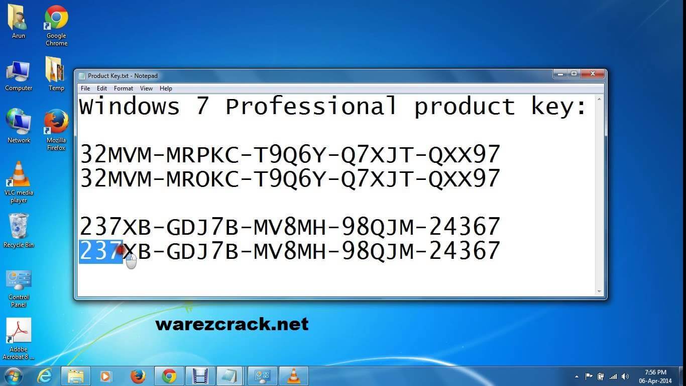 Serial Key To Download Windows 7